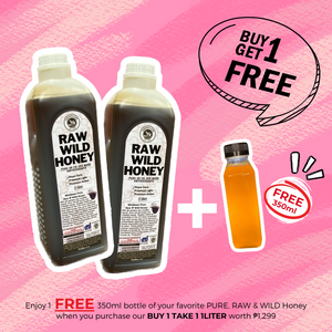 FEBRUARY FLASH PROMO: FREE 380mL Pure Wild Honey