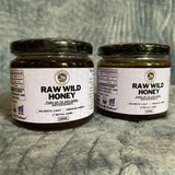 Antioxidant Premium Pure Raw Wild DARK Honey - FREE SHIPPING