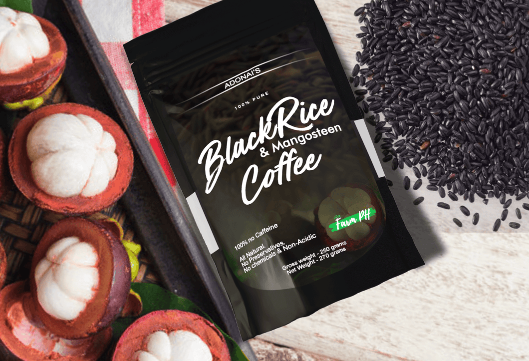 Black Rice Coffee with Mangosteen (BUY 1 TAKE 1 + FREE SHIPPING)